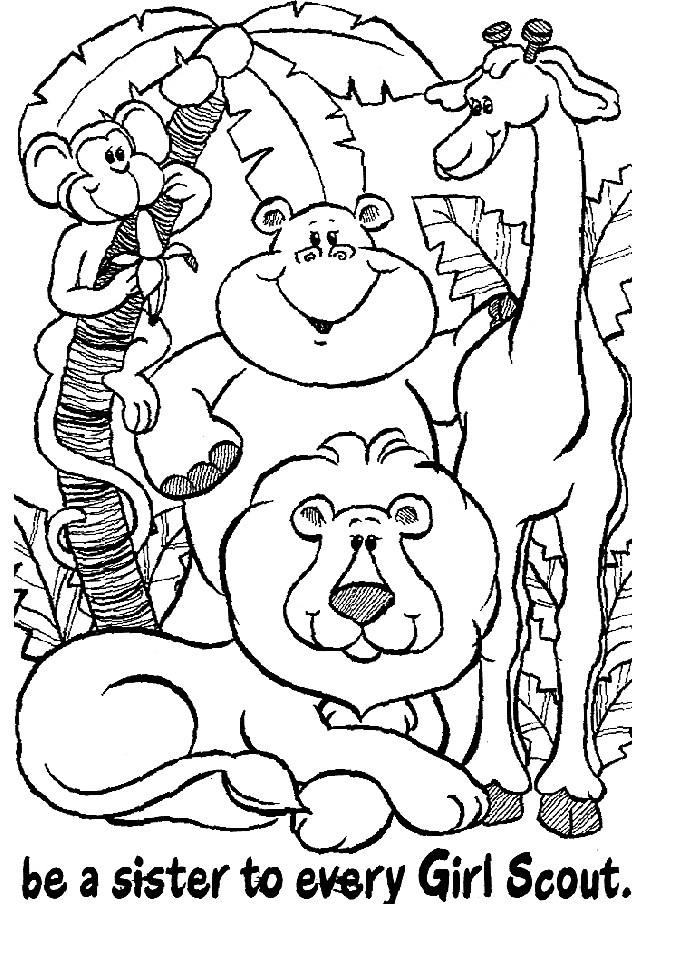daisy girl scout journey coloring pages - photo #5
